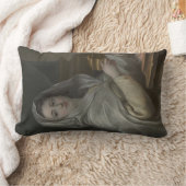 ヴェスタルのヴァージンとして描かれる女性（古代ローマ） ランバークッション (ブランケット)