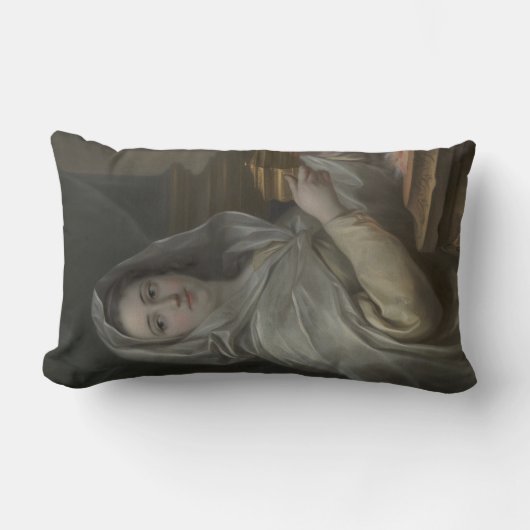 ヴェスタルのヴァージンとして描かれる女性（古代ローマ） ランバークッション (正面)