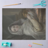 ヴェスタルのヴァージンとして描かれる女性(古代ローマ) 薄葉紙 (クラフト)