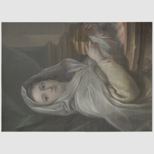 ヴェスタルのヴァージンとして描かれる女性(古代ローマ) 薄葉紙 (正面)