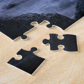 ヴェステルレン諸島ノルウェー風景写真 ジグソーパズル (側面)