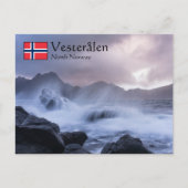 ヴェステルレン諸島ノルウェー ポストカード (正面)