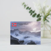 ヴェステルレン諸島ノルウェー ポストカード (スタンド正面)