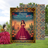 ヴェストドロホヴィンテージデキンセアニラグラシアス サンキューカード