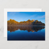 ヴェストラホルンマウンテンアイスランド ポストカード (正面/裏面)