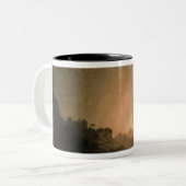 ヴェスヴィオの噴火 ツートーンマグカップ (正面左)