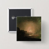 ヴェスヴィオの噴火 缶バッジ (正面&裏面)