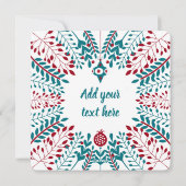 ヴェソワチゴドフ、カシュビアンカズビメリークリスマス シーズンカード (裏面)