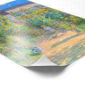 ヴェテウイルのアーティストガーデン・モネ フォトプリント (角)