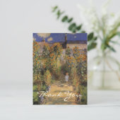 ヴェテウイルのモネのアーティストガーデン ポストカード (スタンド正面)