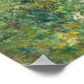 ヴェテウイル・セーヌ川のモネの土手 ポスター (角)