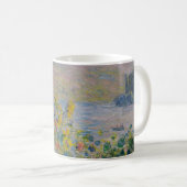 ヴェトゥイユの花壇、印象派の風景 コーヒーマグカップ (正面右)