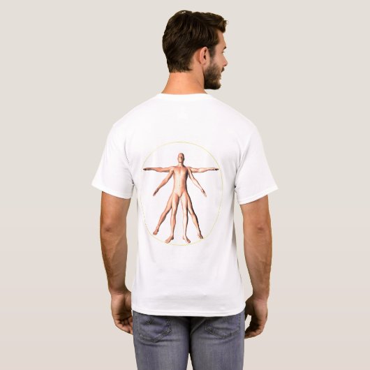 ヴェトルーヴィアン男性 Tシャツ (裏面フル)