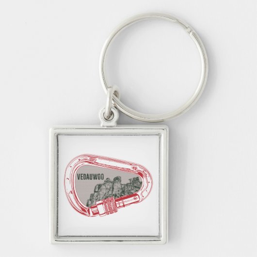 ヴェドウー登山カラビナー キーホルダー (正面)