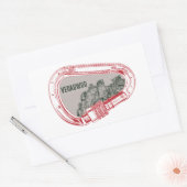 ヴェドウー登山カラビナー 長方形シール (封筒)