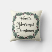 ヴェナイトAdoremusヴィンテージクリスマスカロルラテン クッション (裏面)