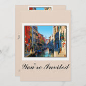 ヴェニスアレーウィズラブ引用文 招待状 (正面/裏面)