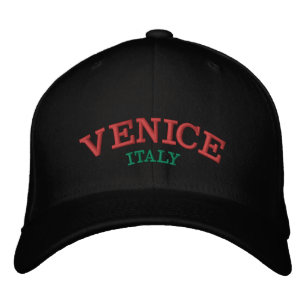 ヴェニスイタリア刺繍カスタムハット 刺繍入りキャップ