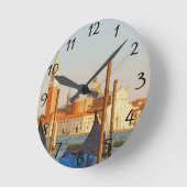 ヴェニスイタリア ラウンド壁時計 (傾斜)