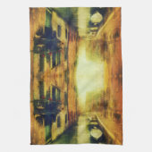 ヴェニスカナルバルコニ絵画ーズ キッチンタオル (縦)