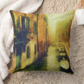 ヴェニスカナルバルコニ絵画ーズ クッション (ブランケット)