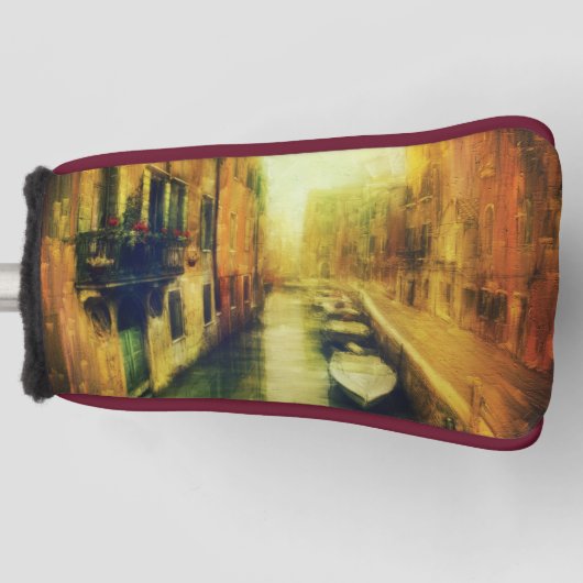 ヴェニスカナルバルコニ絵画ーズ ゴルフヘッドカバー (正面)