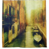 ヴェニスカナルバルコニ絵画ーズ シャワーカーテン (正面)