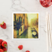 ヴェニスカナルバルコニ絵画ーズ スタンダードカクテルナプキン (インサイチュ)