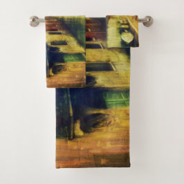 ヴェニスカナルバルコニ絵画ーズ バスタオルセット