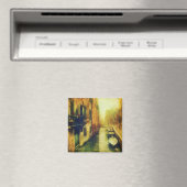 ヴェニスカナルバルコニ絵画ーズ マグネット (インサイチュ (食洗機))