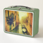 ヴェニスカナルバルコニ絵画ーズ メタルランチボックス (正面)