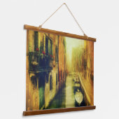 ヴェニスカナルバルコニ絵画ーズ 吊り下げ型タペストリー (傾斜あり)