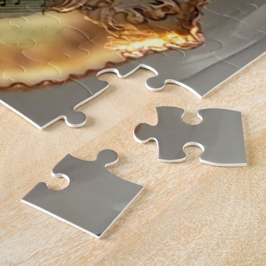 ヴェニスカーニバルヴァイオリン仮面レディパズル ジグソーパズル (側面)