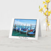 ヴェニスガンドーラウィズラブ引用文 カード (黄色い花)