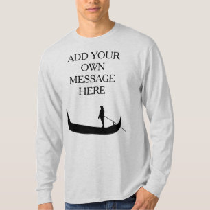 ヴェニスゴンドラシルエットカスタム Tシャツ