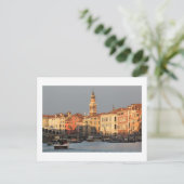 ヴェニスサンセットアットザリアルトロブリッジポストカード ポストカード (スタンド正面)