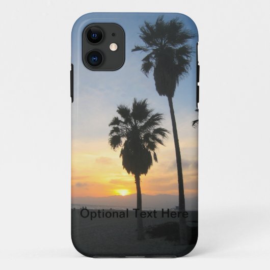 ヴェニスビーチカリフォルニアサンセット Case-Mate iPhoneケース (裏面)