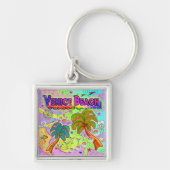 ヴェニスビーチバケーションターゲットキーチェーン キーホルダー (正面)