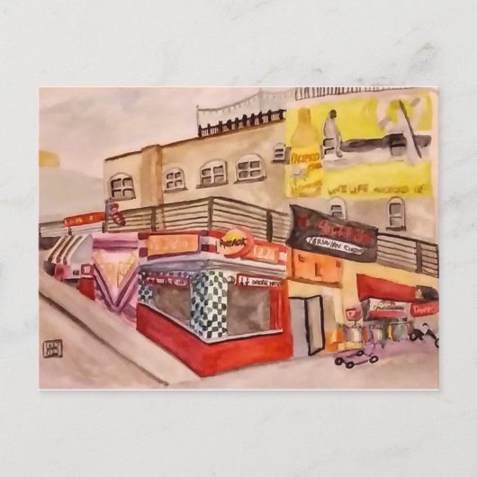 ヴェニスビーチボードウォーク ポストカード (正面)