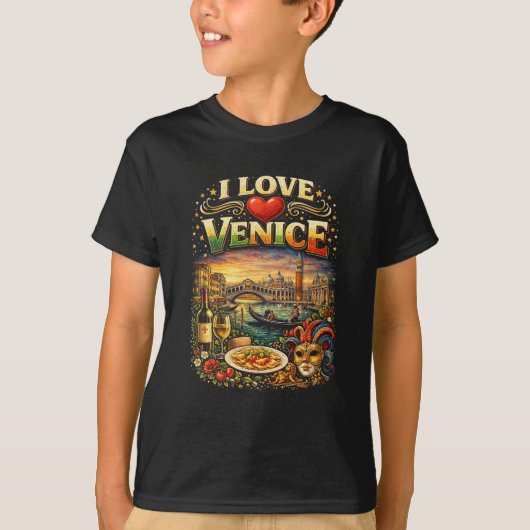 ヴェニス大好き Tシャツ (正面)