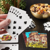ヴェニス・イ遊タリアのカード&レモノグラムのター トランプ (インサイチュ)