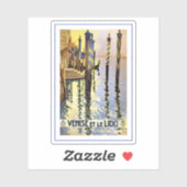 ヴェニス・レ・リド・ヴィンテージ旅行ポスター シール (シート)