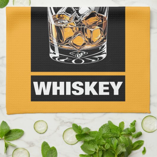 ヴェニヴィディウイスキー | ウイスキーおもしろい愛好家のための引用文 キッチンタオル (折り畳み)