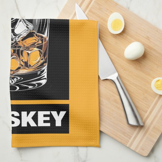 ヴェニヴィディウイスキー | ウイスキーおもしろい愛好家のための引用文 キッチンタオル (四つ折り)