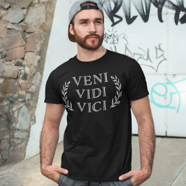 ヴェニヴィディヴィチインフェイクアンティーク金ゴールドおもしろい Tシャツ