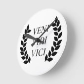 ヴェニヴィディヴィチ ラウンド壁時計 (傾斜)