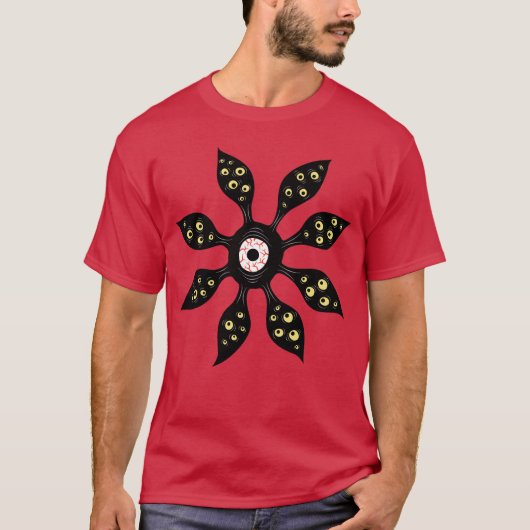 ヴェニーアイフラワーモンスター Tシャツ (正面)