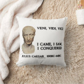 ヴェニ、ヴィディ、ヴィチ私来は、シーザーを征服するのを見た クッション (ブランケット)