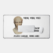 ヴェニ、ヴィディ、ヴィチ私来は、シーザーを征服するのを見た デスクマット (キーボード&マウス)