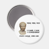 ヴェニ、ヴィディ、ヴィチ – 私は見来た、私は征服した マグネット (正面/裏面)